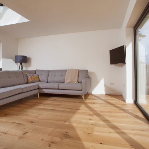 Engineered Oak Plank Wood Flooring Brushed and Matt Lacquered Finish 14/3mm x 190mm x 1900mm available from Original Oak Flooring at Solstice Park Wiltshire - Nationwide Delivery - A111V4