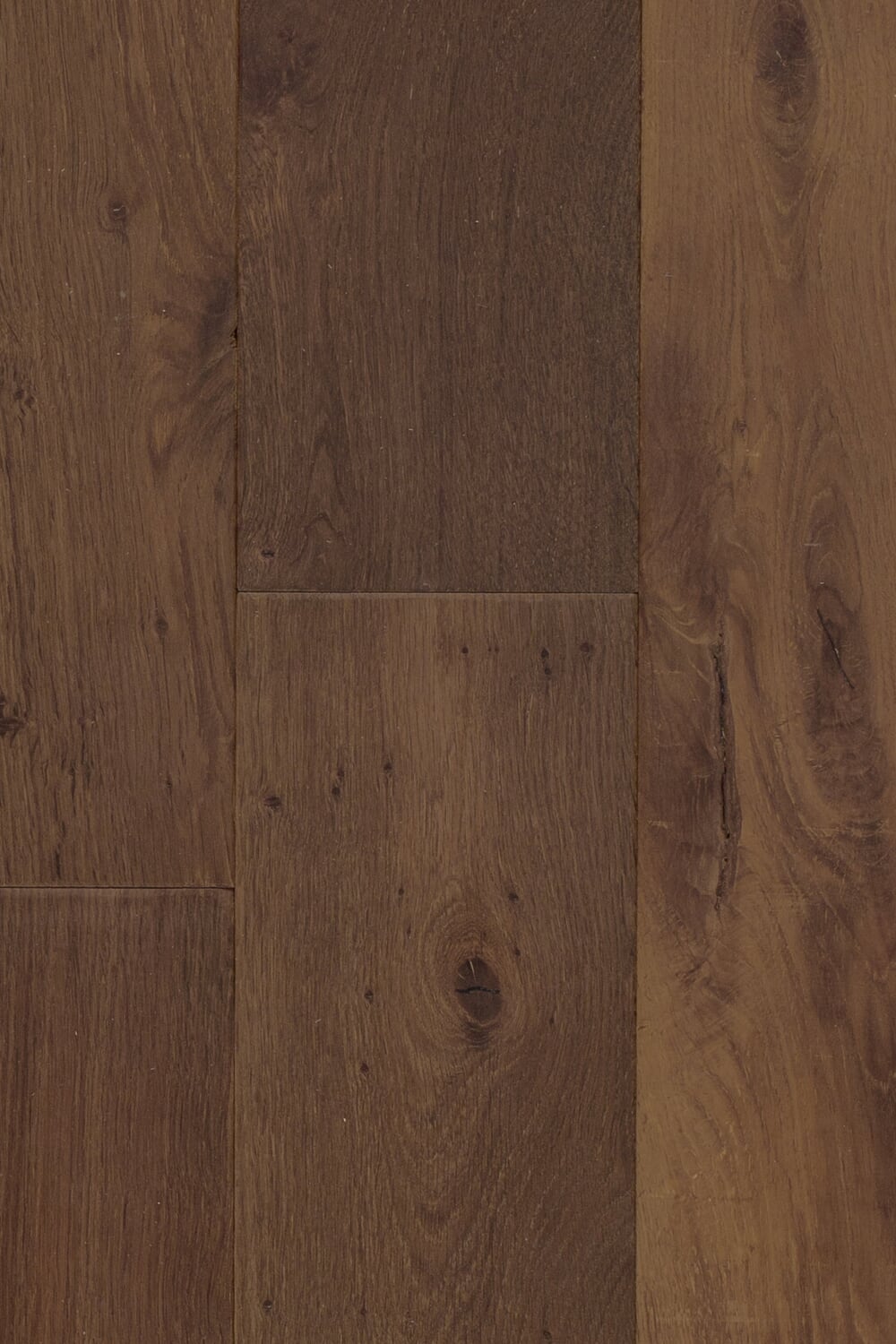 Fine 180mm Wide Engineered Aged Oak Wood Flooring With A Smoked