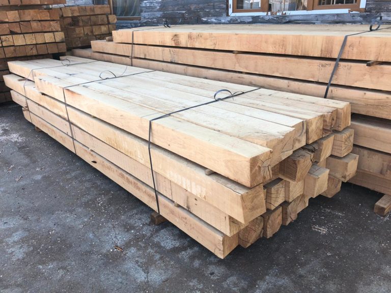 Green Oak Structural Beams Fresh Sawn 200mm x 200mm / 8 Inches x 8
