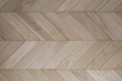 FRENCHPOINT Engineered Oak Chevron Parquet Wood Floors Unfinished 15/4 x 90 x 540mm available from Charlecotes Original Oak Flooring at Solstice Park Wiltshire. Nationwide Delivery
