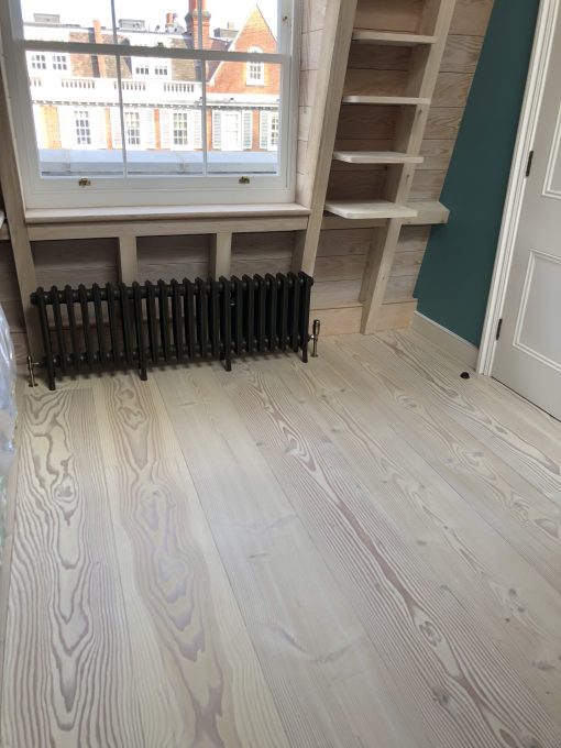 Bespoke Engineered Wide Douglas fir Flooring Planks from Original Oak Flooring in Wiltshire. Showrooms with a large display of planks and finishes