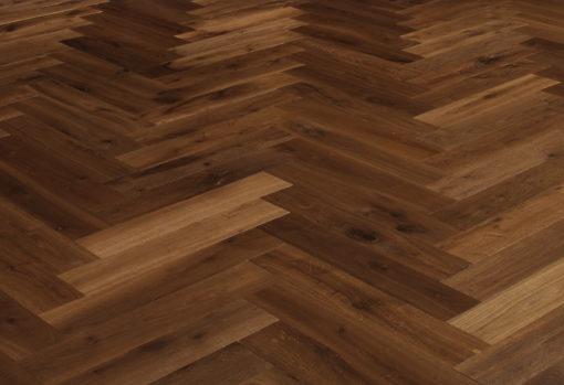 Engineered Oak Herringbone Wood Floors - Aged - Velentre Herringbone (TT)