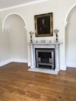 Bespoke Solid or Engineered Oak Wood Flooring with traditional finish