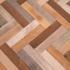 Bespoke Engineered Oak Herringbone Parquet Blocks Multi Colour Finsh