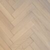 Engineered Oak Herringbone Parquet Wood Flooring Brushed and -Pinot-Gris Oiled finish available from Charlecotes Original Oak Flooring at Solstice Park Amesbury Wiltshire. Nationwide Delivery Service
