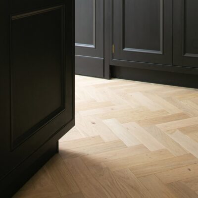 Engineered Oak Herringbone Parquet Wood Floor 14 x 90 x 400mm - from Original Oak Flooring - Nationwide Delivery - V4ZB204-shore-drift-oak-invisible Lacquered